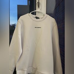 Karl Lagerfeld Solid Crewneck sweater (new)